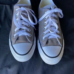 Classic Gray Canvas Sneakers for Women